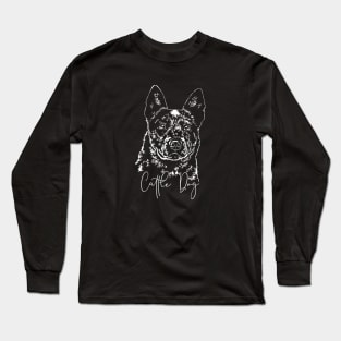 Funny Cattle Dog lover dog portrait Long Sleeve T-Shirt
